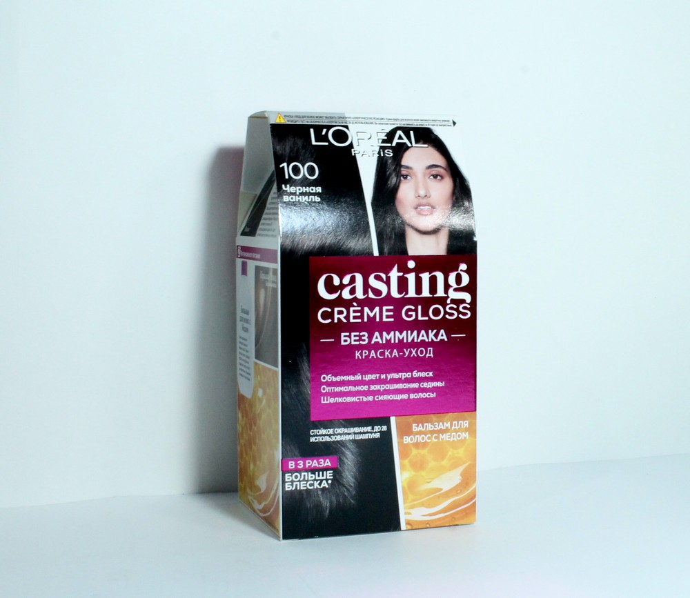 Краска для волос "Loreal" Casting, черный, 51395