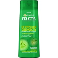 Шампунь для сухих и поврежденных волос "Garnier" Fructis, Огуречная свежесть, для жирных волос, 250м