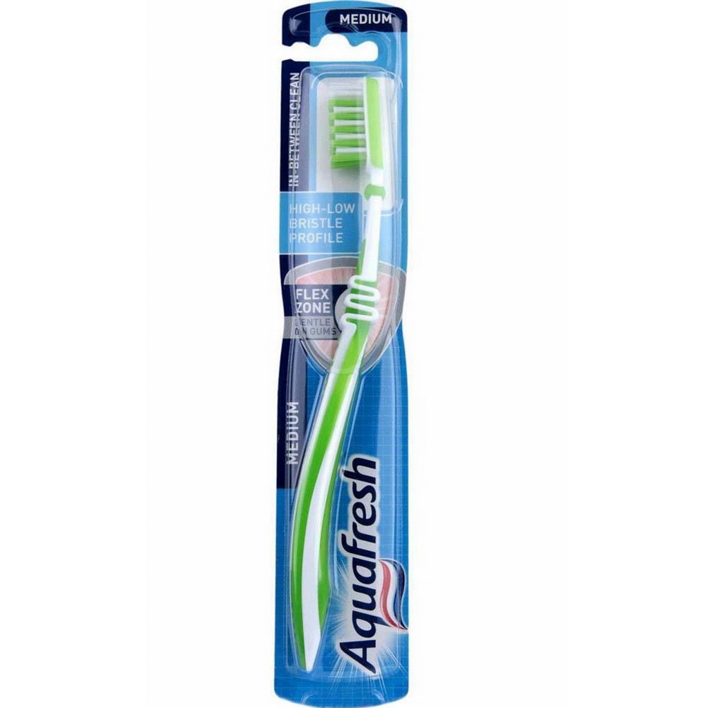 Зубная щётка "Aquafresh" In-between clean, 1шт medium 77799