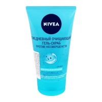 Гель-скраб для душа пенящийся "Nivea" ежедневный, для проблемной кожи, 190мл 071552