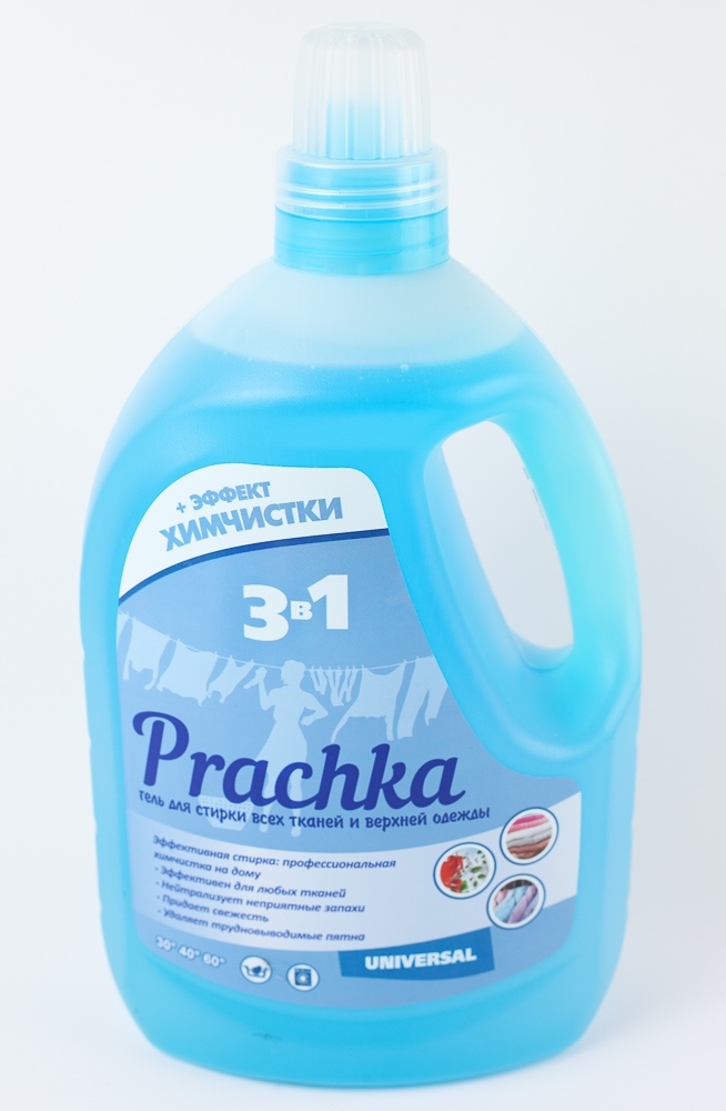 Гель для стирки "Aromika" Prachka, ручная и машинная стирка для всех типов тканей, 3,3л 25449