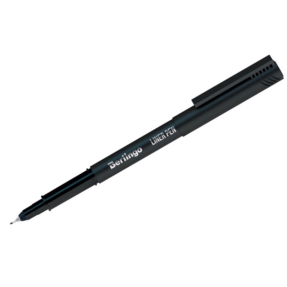 Ручка капилярная 0,4мм, цвет черный 1шт "Berlingo" Liner pen СК_40681