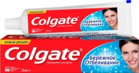Зубная паста "Colgate" Бережная с фторидом, отбеливающая  50мл  88262