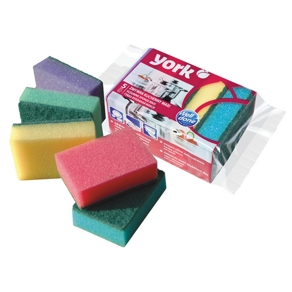 Губка для посуды "York" Макси, 5шт 030040