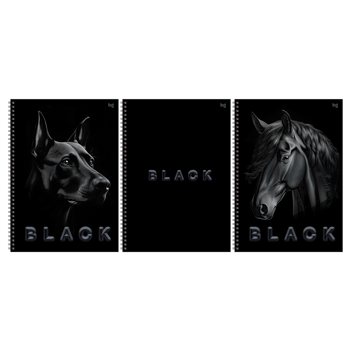 Тетрадь А5 80 листов клетка, на спирали , с рисунком БиДжи Just black Т4гр80_лс_вл 08657