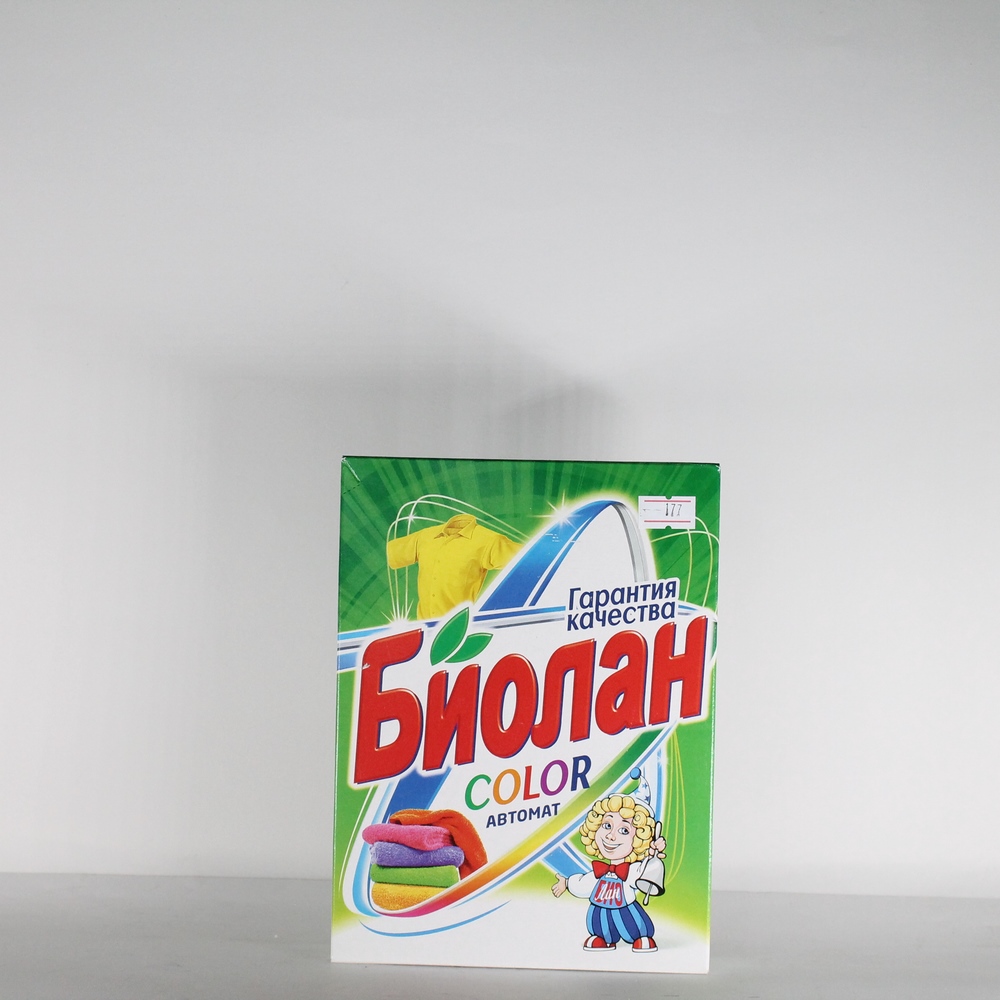 Порошок стиральный "Биолан" Color, машинная стирка, для всех типов тканей, 350гр 13623