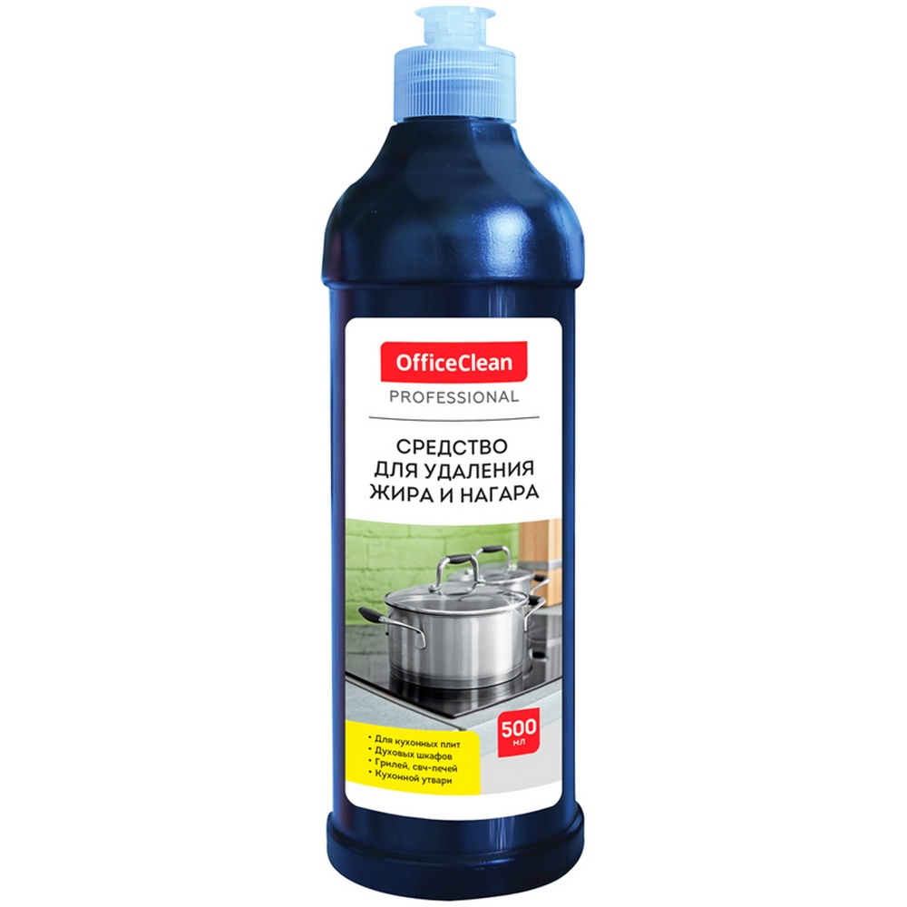 Жидкость чистящая для кухни "OfficeClean" БС, для плит, духовок и посуды, 500мл 310712