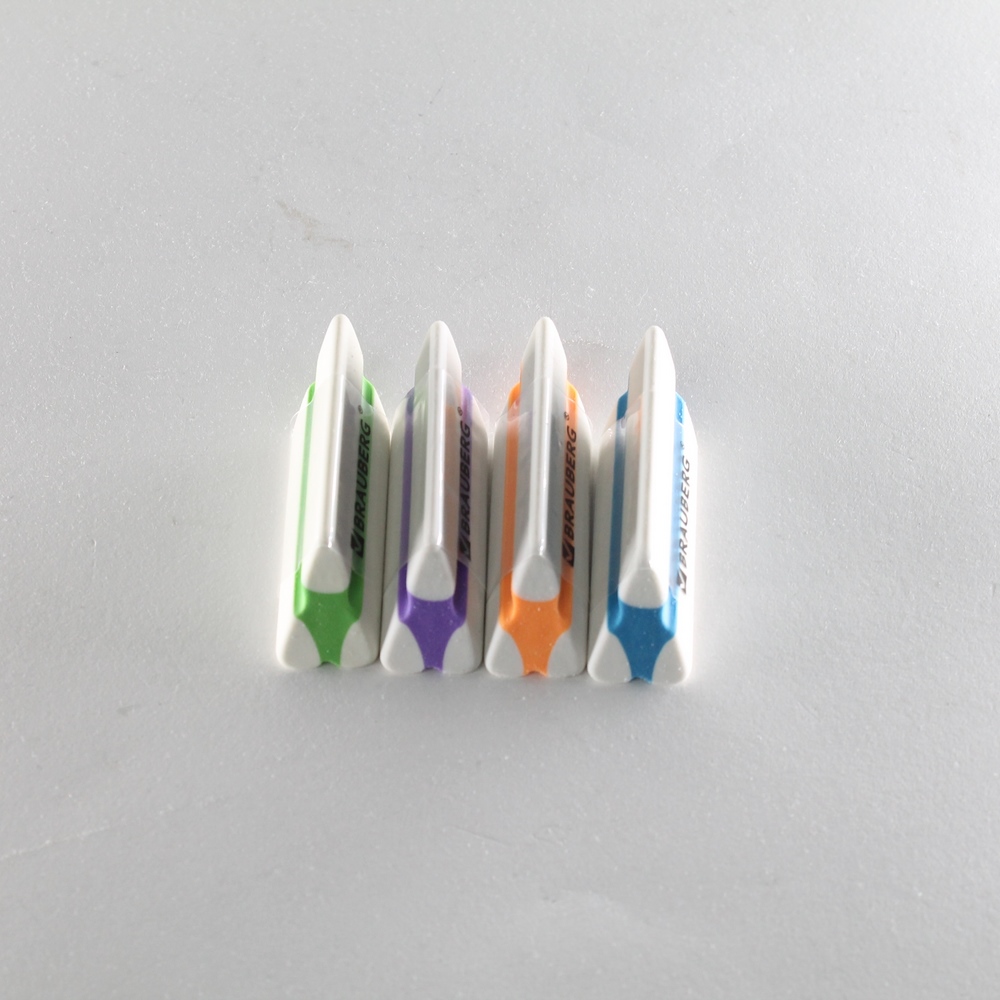 Ластик трехгранный ассорти "Brauberg" Jet pro 228718