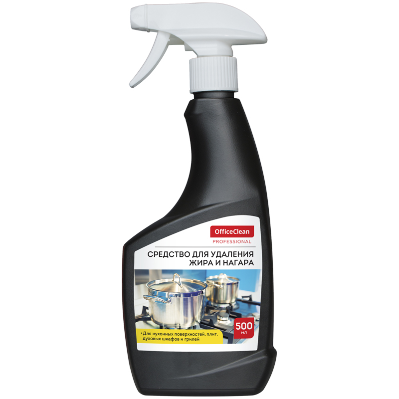 Спрей чистящий для кухни "OfficeClean" Professional, для удаления жира, 500мл 248152