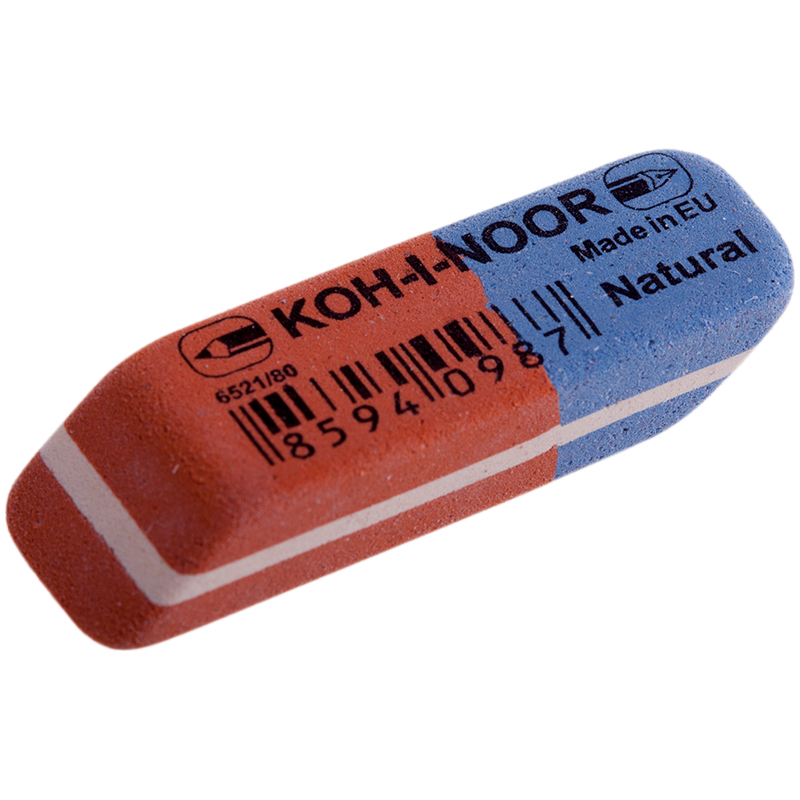 Ластик прямоугольный оранжевый "Koh-I-Noor" Blue Star 6521080006KDRU