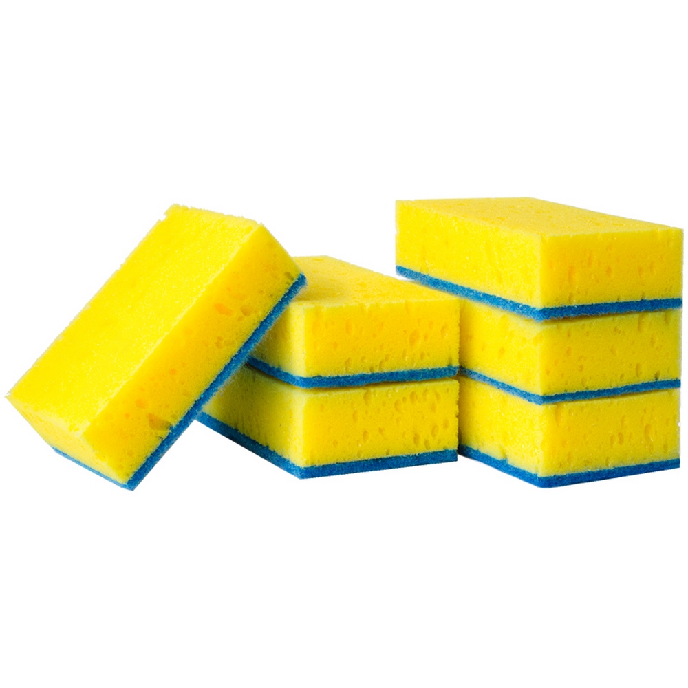 Губка для посуды "Office Clean" Крупнопористая, 5шт 281462