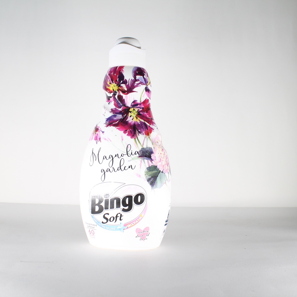 Кондиционер "Bingo" Mangolia garden для всех типов тканей, 1,44л 23670