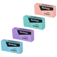 Ластик прямоугольный ассорти "Berlingo" Instinct BLc_00480
