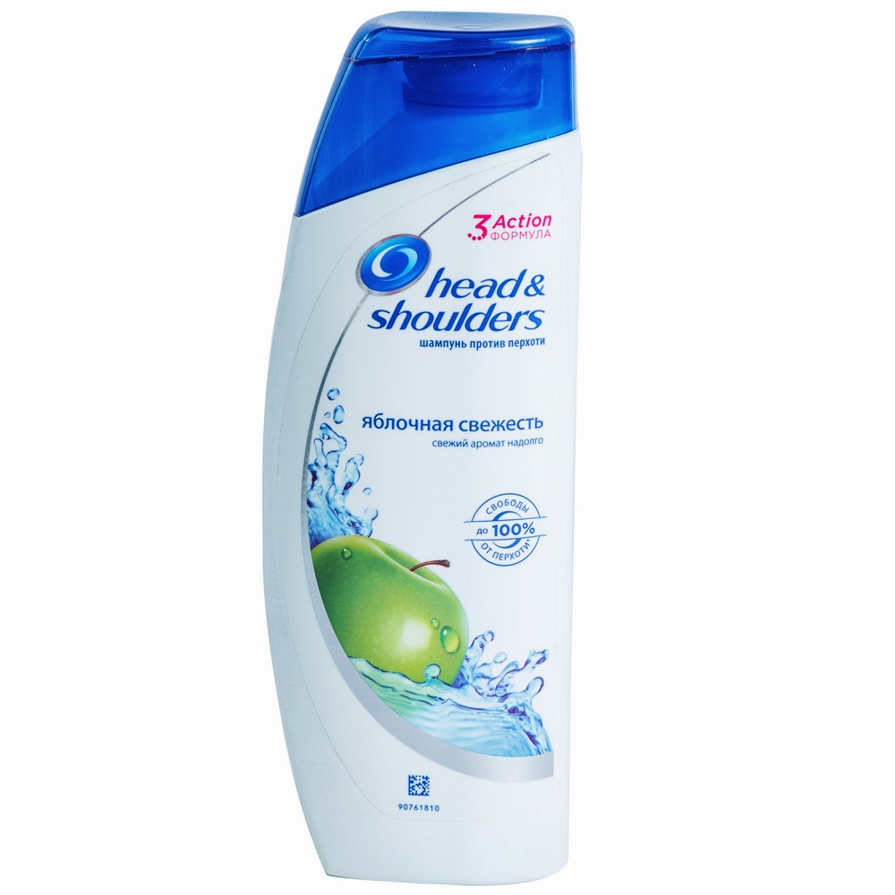 Шампунь для сухих и поврежденных волос "Head&Shoulders" Яблочная свежесть,, для волос с перхотью с э
