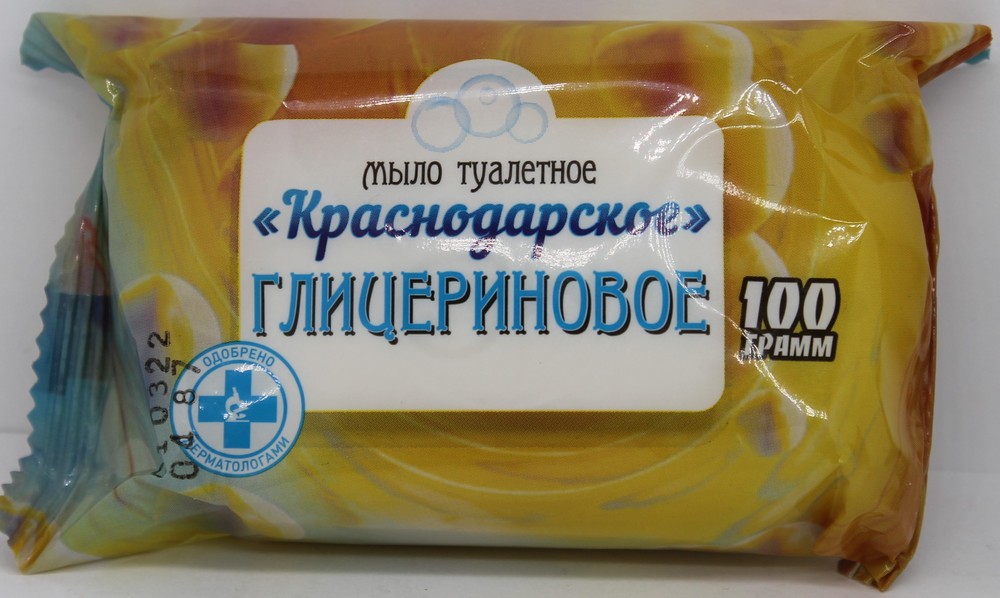 Мыло кусковое "Краснодарское" БС, 100гр 90428