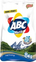 Порошок стиральный "ABC" Mountain freshness, машинная стирка, для всех типов тканей, 9кг 70266
