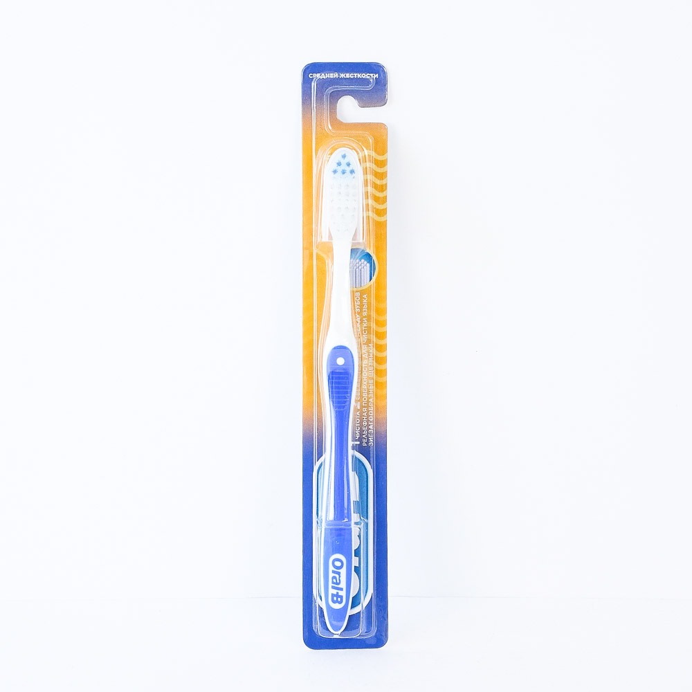 Зубная щётка "Oral-B" 3в1, 1шт средняя щетина 90543730