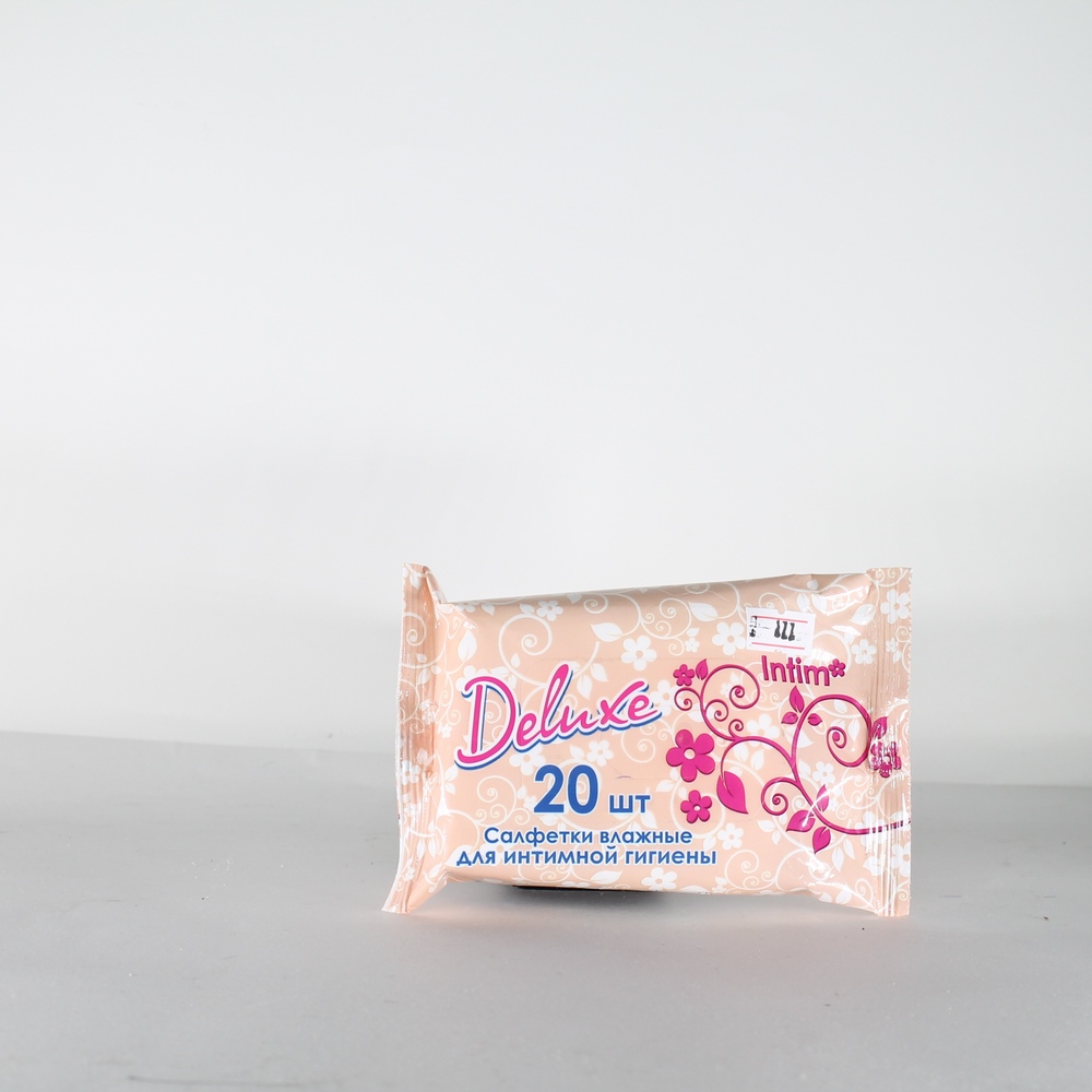 Салфетки влажные "Deluxe" Для интимной гигиены, 20шт, косметические 64814