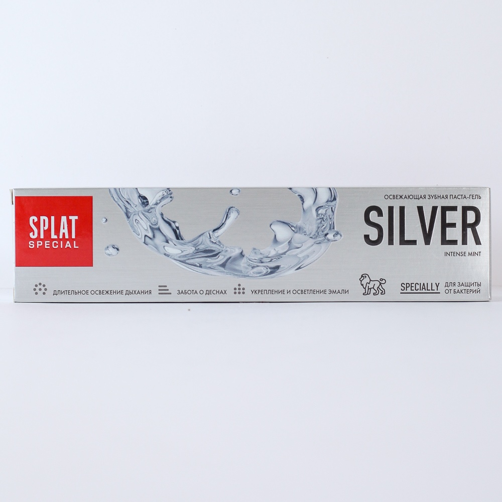 Зубная паста "Splat" Silver перечная мята , комплексное действие 75гр 09807