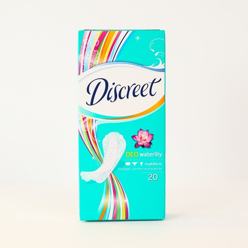 Прокладки ежедневные "Discreet" DEO waterlily, 1 капля, 20шт 07835