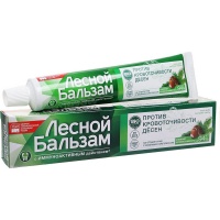 Зубная паста "Лесной бальзам" С иммуноактивным действием кора дуба, экстракт пихты, против кровоточи