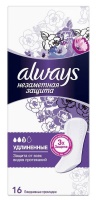 Прокладки ежедневные "Always" Незаметная защита, 3 капли, 16шт 90774550