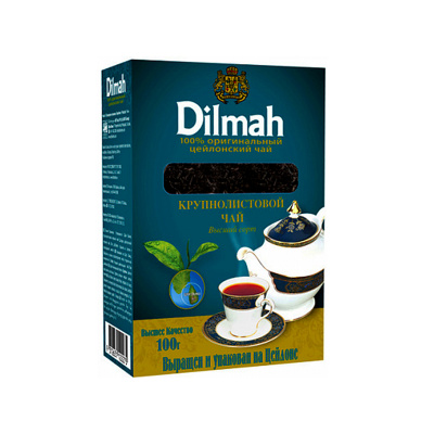 Чай крепкий черный, листовой, 100гр "Dilmah" Ceylon orange pekoe