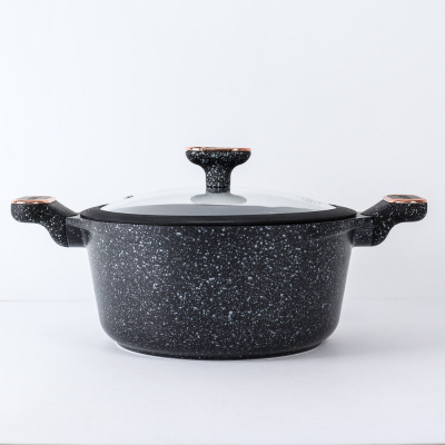 Казан, мрамор, цвет ассорти, 3.3L, 1шт "Комби" 4,7л 49120