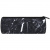Пенал мягкий футляр корпусный двойной, черный/ с рисунком "Brauberg" Black marble 271569