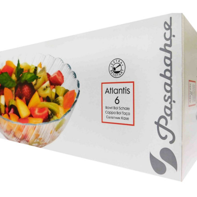 Салатница, стекло, 15.6см "Pasabahce" Atlantis 3шт 43258