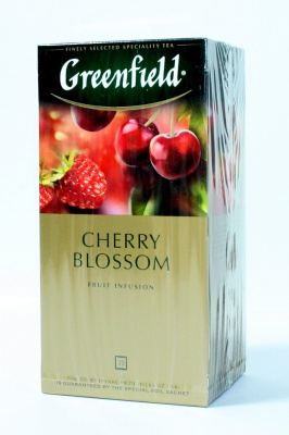 Чай травянной, пакетированный, 25*1.5гр "Greenfield" Cherry blossom 15380