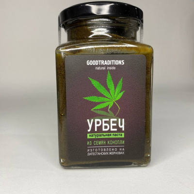 Урбеч "Goodtraditions" Из семян конопли, 1шт, 230гр 461691