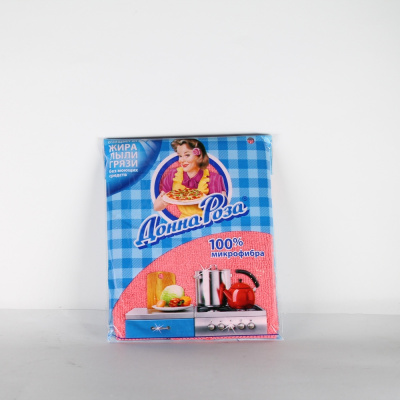 Салфетка для уборки "Донна Роза" БС 30*30см микрофибра, 1шт 06741
