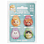 Закладка магнит, 4 штуки "Meshu" Plum pets MS_66067