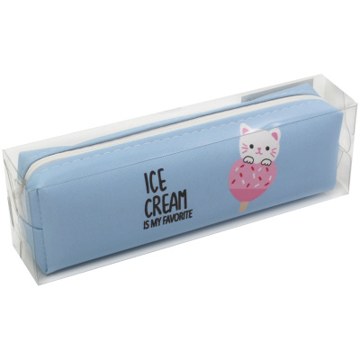 Пенал мягкий косметичка, голубой "ArtSpace" Ice cream  42833