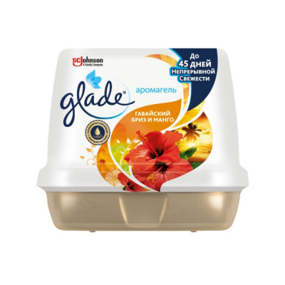 Ароматизатор гелевый "Glade" Гавайский бриз и манго, 180гр 38030