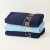 Полотенце для лица, 30*30см, цвет ассорти, вышевка золотом, 1шт "Cotton towel"  50905