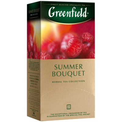 Чай травянной, пакетированный, 25пак.*1,5гр "Greenfield" "Summer Bouquet" 04339
