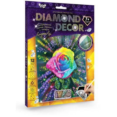 Аквамозаика алмазная 205*280см "Danko toys" Алмазная роза DD-01-05