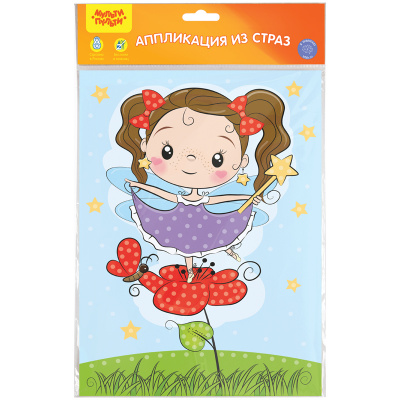 Аппликация  из страз 21*29,5см "Мульти-Пульти" Фея GM_40319