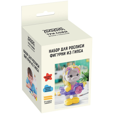 Набор для росписи фигурки "Три совы" Единорог 47810