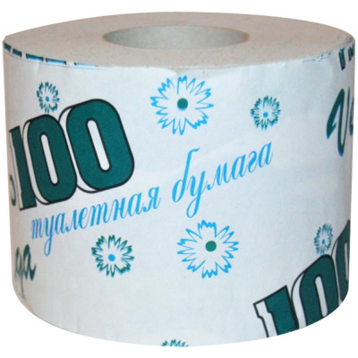 Туалетная бумага "Vega" ПРО100, 56м, 1 слой, 1шт 309482
