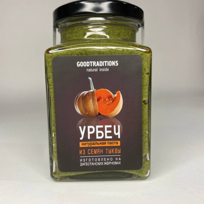 Урбеч "Goodtraditions" Из семян тыквы, 1шт, 230гр 461622