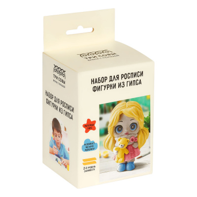 Набор для росписи фигурки "Три совы" Кукла Оля HP_47803