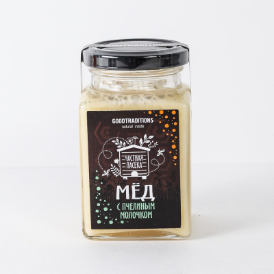 Мёд "Goodtraditions" С пчелиным молочком, 1шт, 300гр 461585