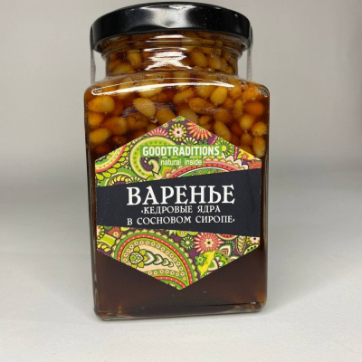 Варенье "Goodtraditions" Кедровые ядра в сосновом сиропе, 1шт, 375гр 494759