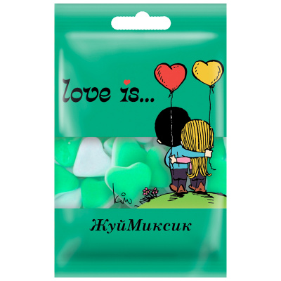 Мармелад "Love is..." ЖуйМиксик, мята-лимон-лайм, 20гр 11453
