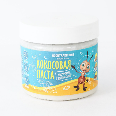 Кокосовая паста "Goodtraditions" Натуральная, 1шт, 300гр 391805