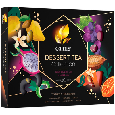 Подарочный набор чая, пакетированный, 58,5гр "Curtis" Dessert-blooming t 8 вкусов 50474/620746