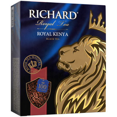 Чай крепкий черный, пакетированный, 100*2гр "Richard" Royal kenya 52454